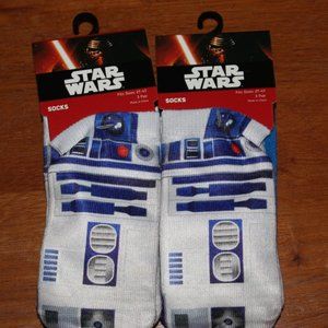 NWT Lot 2 Toddler Boys 3 pk.ea. total 6 pr. Star Wars multicolor